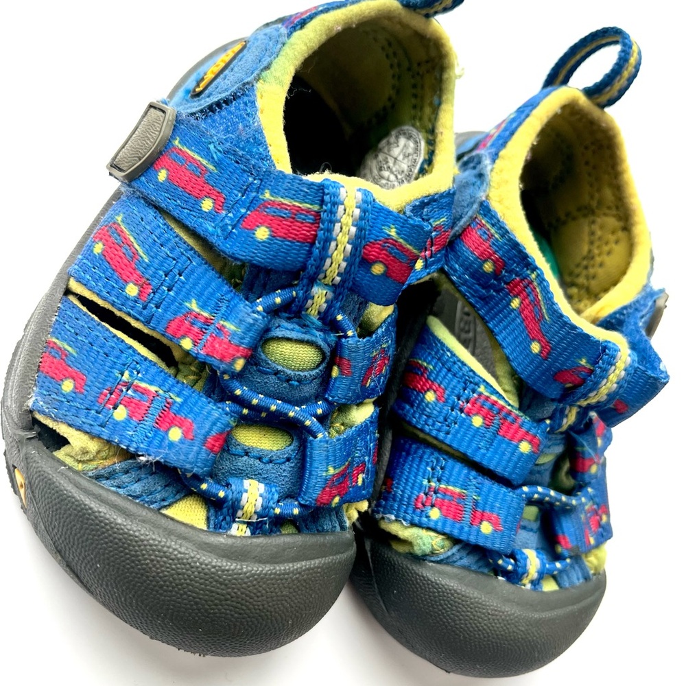Keen size US 4 Kids Blue and Yellow Sandals